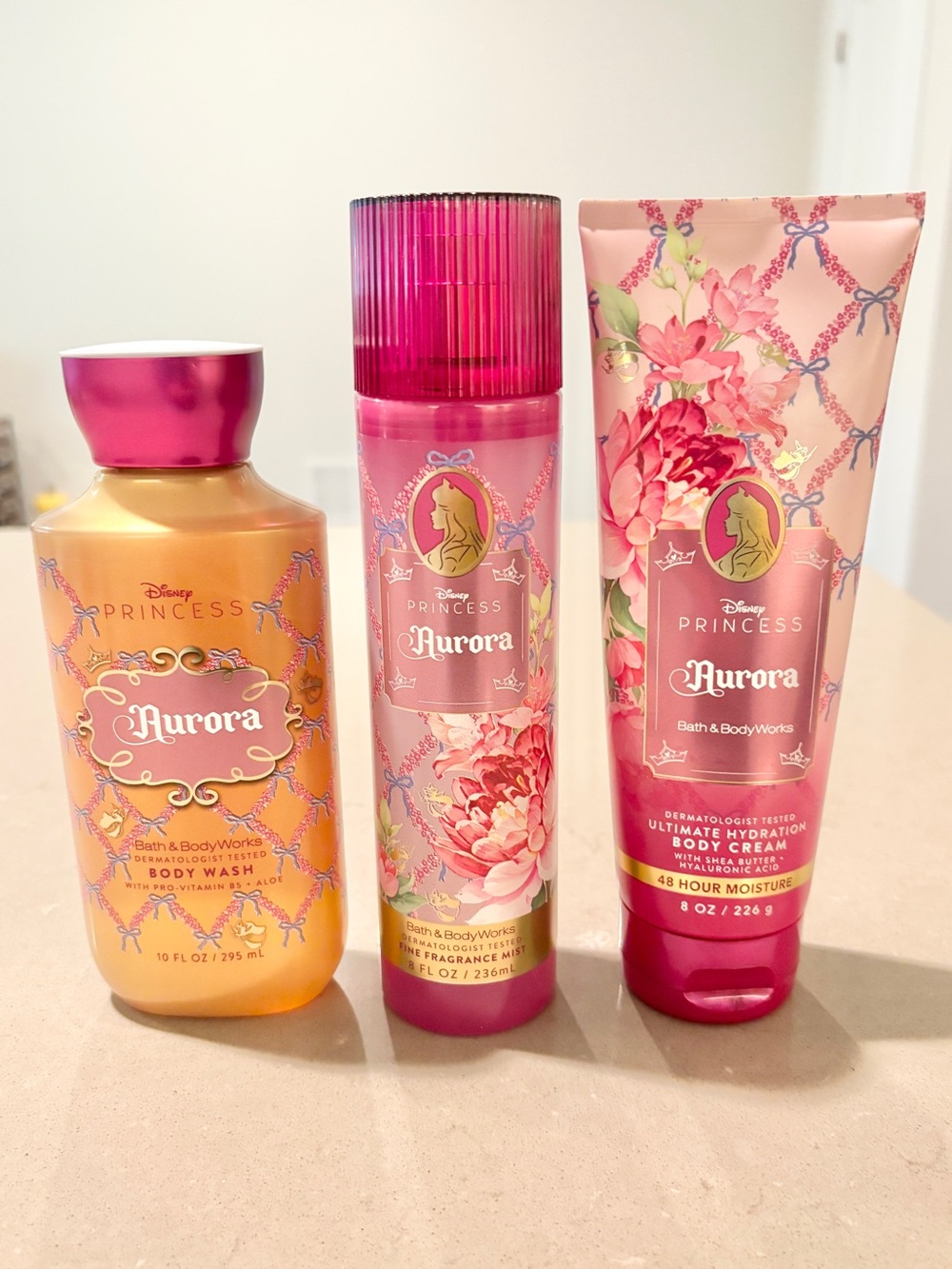 Disney Princess Aurora Bath & Body Works Gift Set + Free Gift
